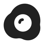 Food Egg SVG Icon